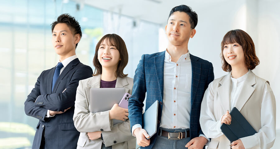 幅広い年齢層が活躍中